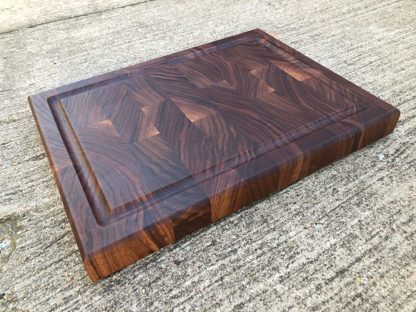 End Grain Walnut Cutting Board - 18x14x2"