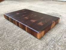 Load image into Gallery viewer, 18x14x2” Beautiful Solid Walnut End Grain Handmade Butcher Block Cutting Board - 1 Year Warranty