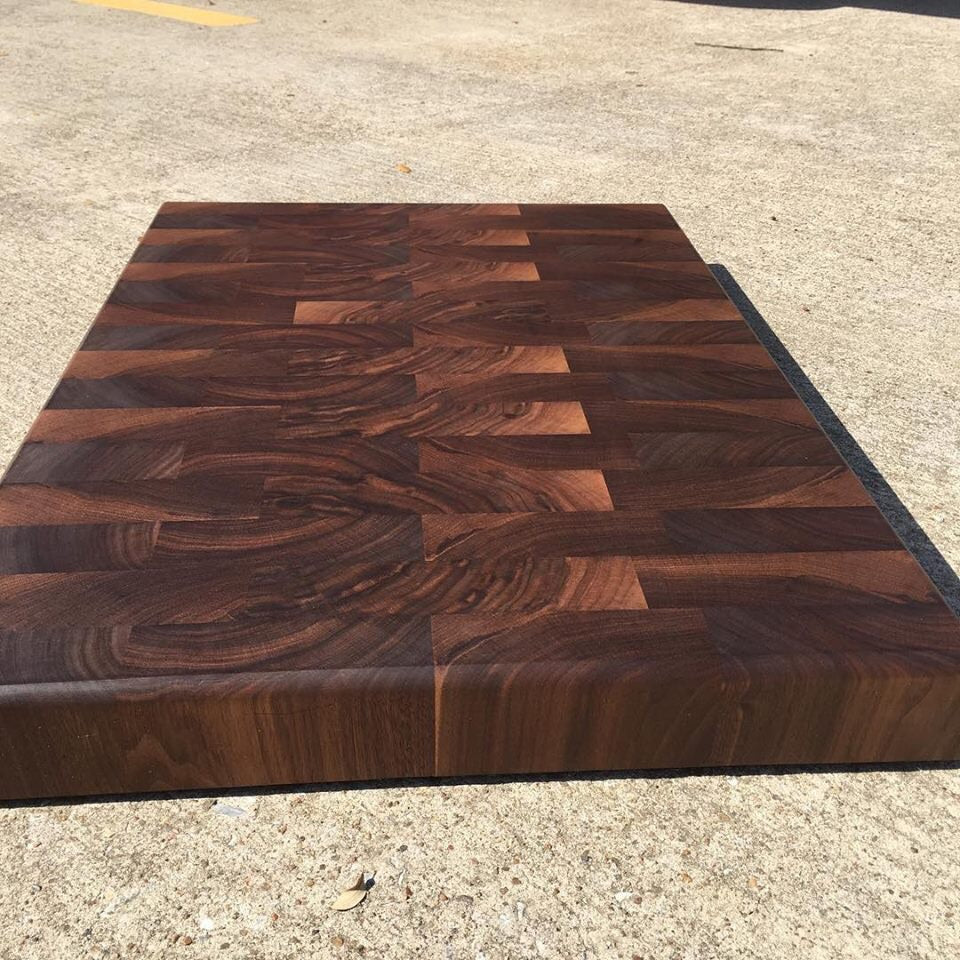 Checkerboard Butcher Block  Handcrafted Hardwood End Grain Cutting Bo – B  Squared Woodworx